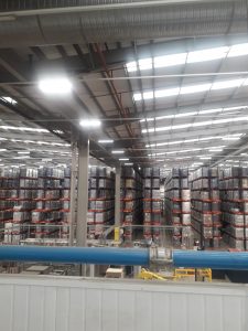 manufacturing site lighting