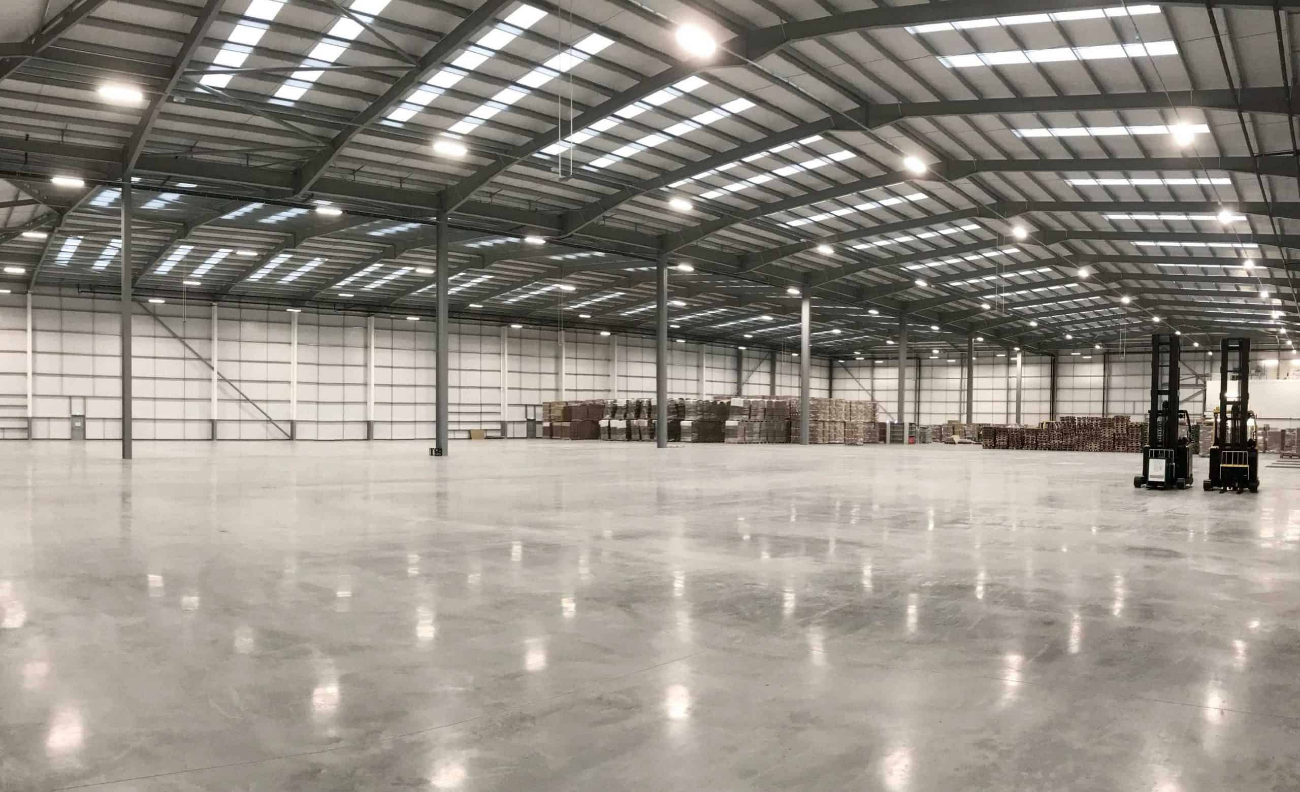LEDs in distribution centre