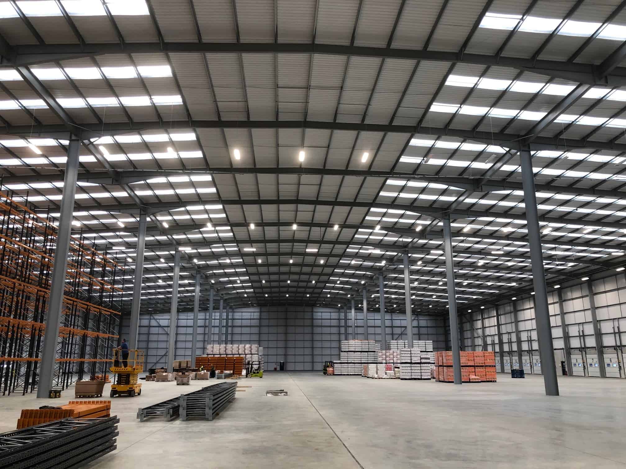 Warehouse lighting pay as you save
